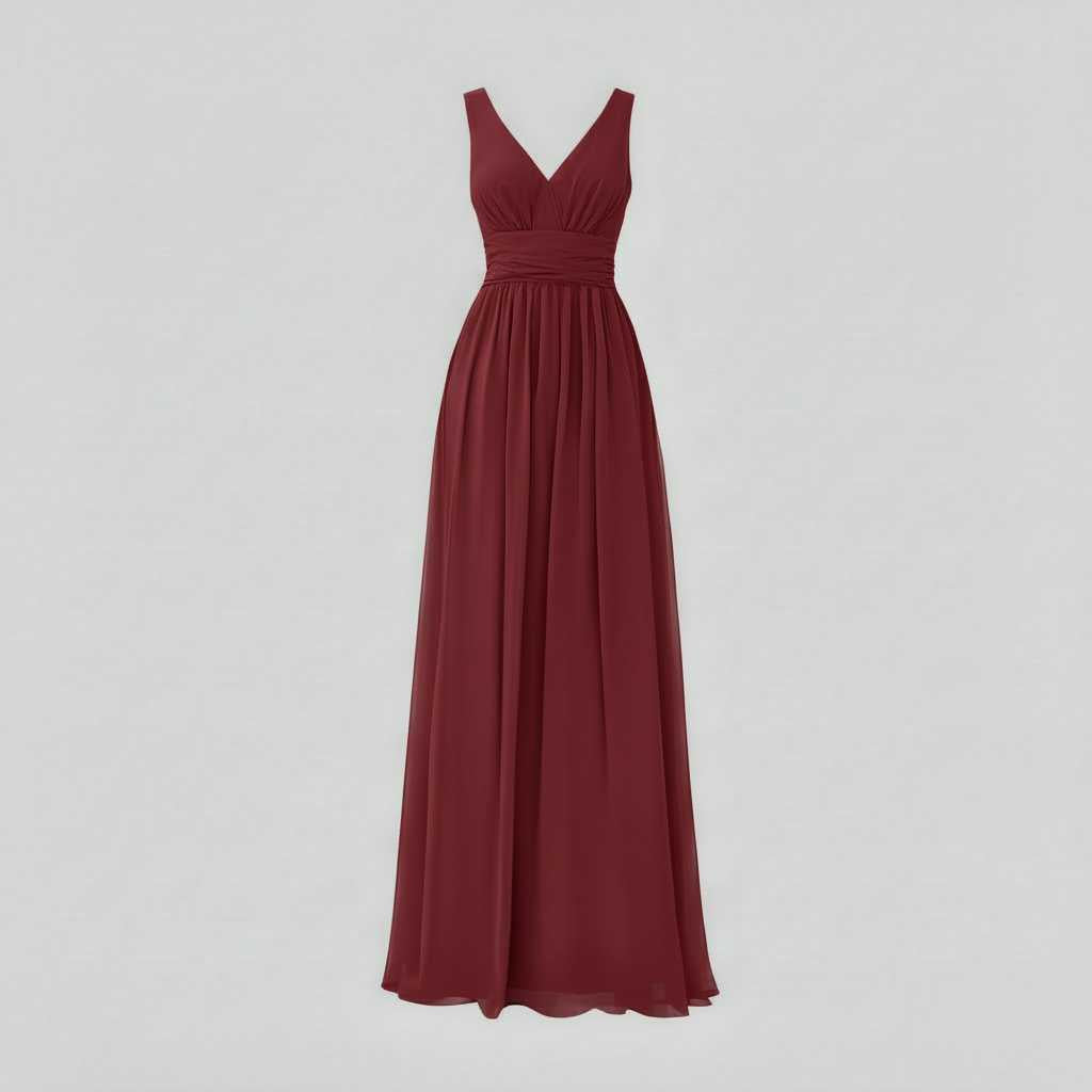 V-Neck Maxi Dress | Women's Sleeveless Summer Formal Dress
