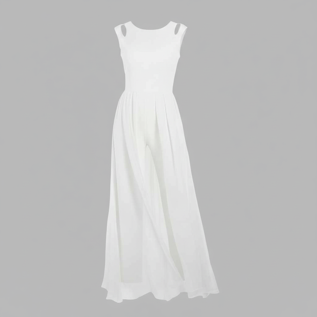 Women's Sleeveless Wide Leg Jumpsuit | Casual Summer Fashion