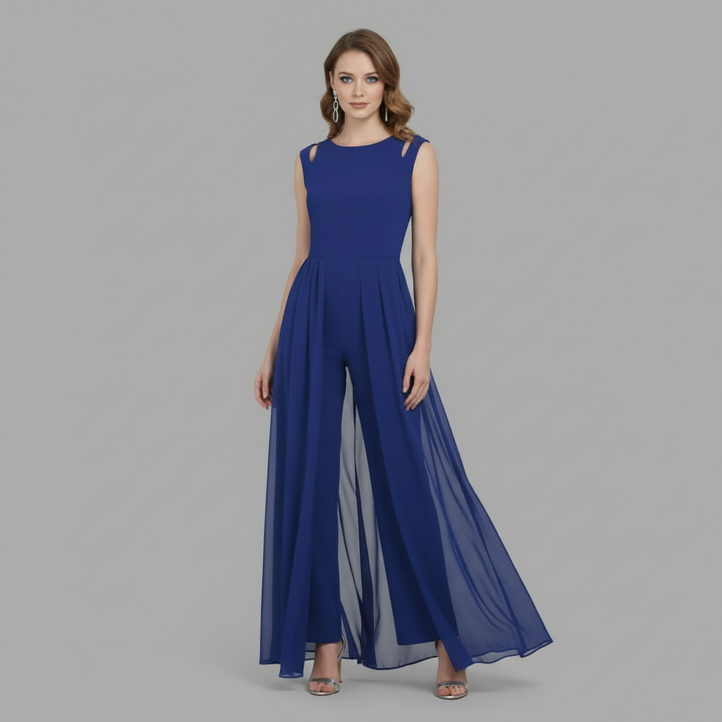 Women's Sleeveless Wide Leg Jumpsuit | Casual Summer Fashion