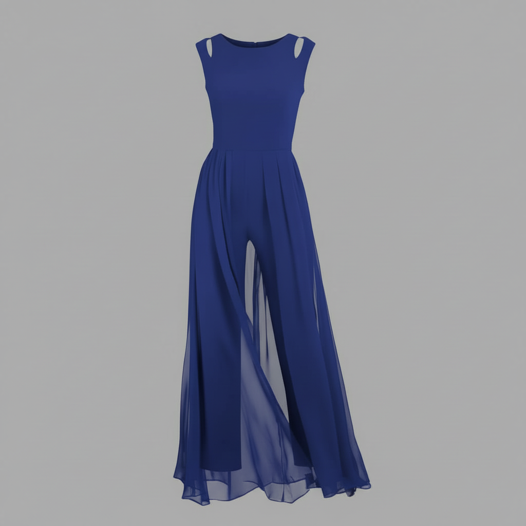 Women's Sleeveless Wide Leg Jumpsuit | Casual Summer Fashion