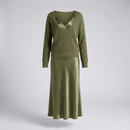 Audrey Satin Midi Dress