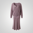 Audrey Satin Midi Dress