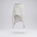 Khalea Polka Dot Handkerchief Midi Skirt